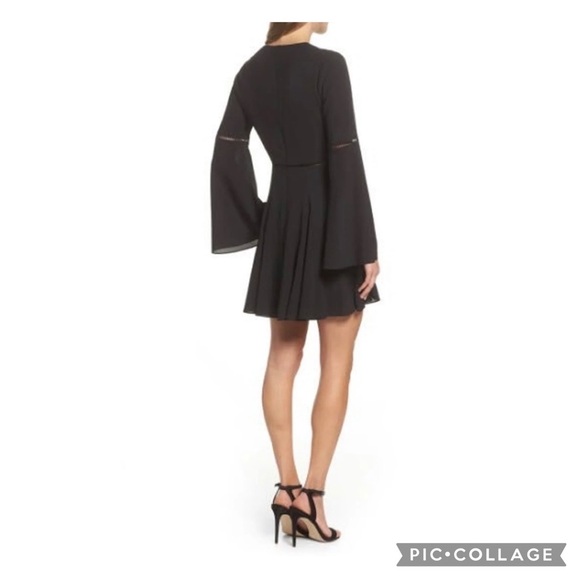 Ali & Jay Bell Sleeve Choker Neck Mini Dress - Picture 4 of 16